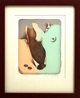 Josef Velčovský - Zima - grafika